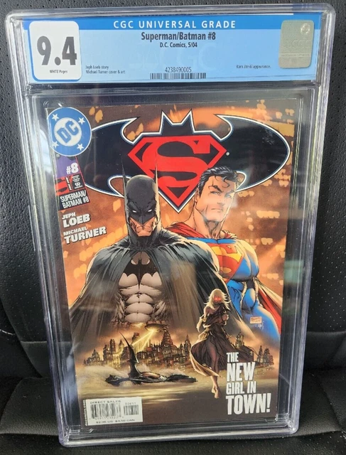 Superman/Batman 8 - KEY Issues 1st Appearance of Kara Zor-El Flash Movie CGC 9.4