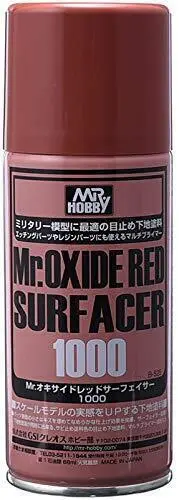 Mr. Hobby B525 Mr. Oxide Red Surfacer 1000 Spray Paint 170ml - US