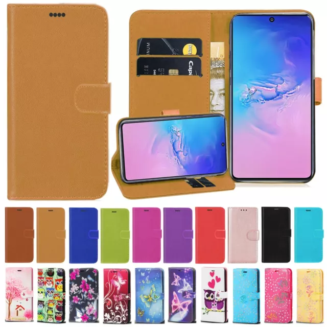 Case For Samsung Galaxy Note 10 S10 Lite 2020 PU Leather Wallet Flip Stand Cover