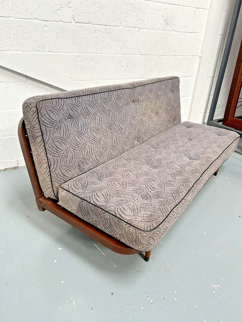 Vintage 1950s Mid Century Sofa Bed, Day Bed By Vono