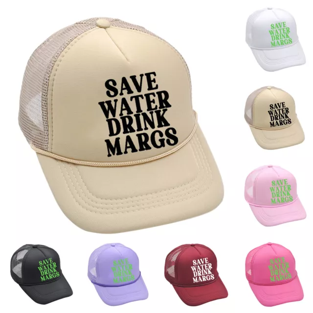 Water Drink Margs Trucker-Mütze, trendiger Vintage-Stil, lustig, niedlich,
