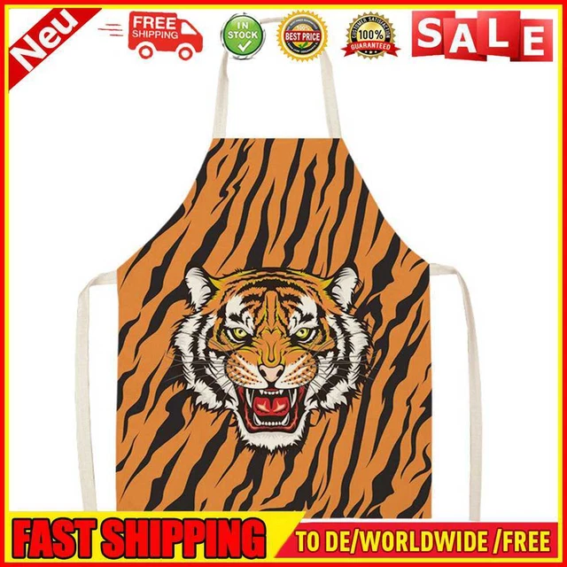 Tiger Stripes Printed Apron