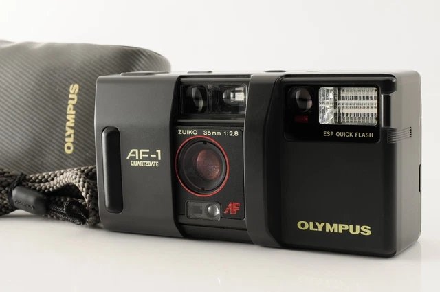 EXC+5] OLYMPUS AF-1 QUARTZ DATE Point & Shoot Film Camera From