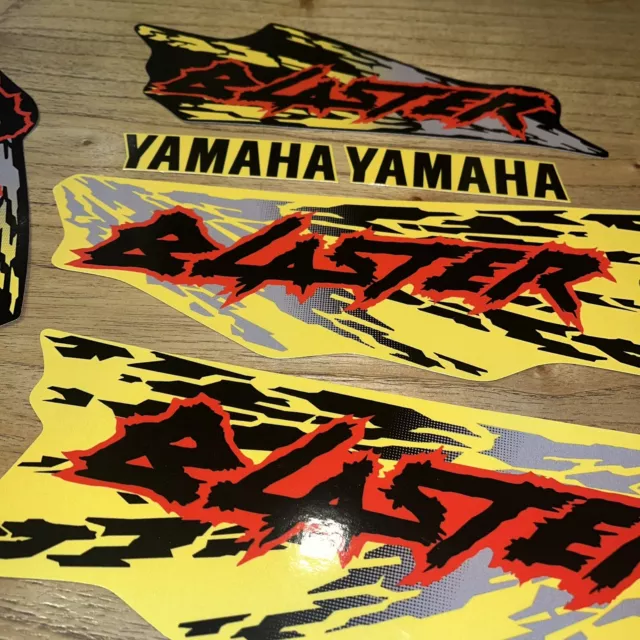 Yamaha Blaster Yellow Full Graphics Decals (BL1) 3