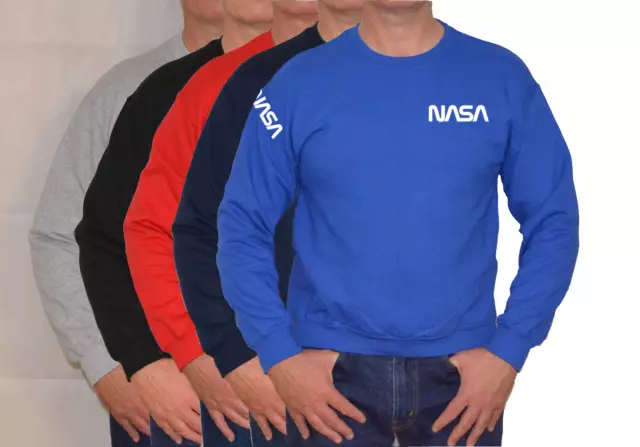 Nasa,Space,Moon,Spacex,Small Chest Logo,Sweatshirt ,Unisex