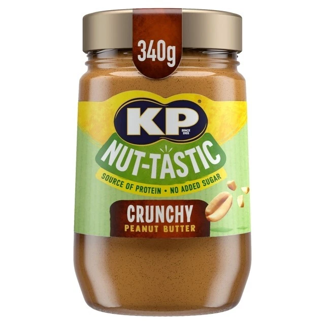 KP Burro di arachidi croccante dal sapore di noci 340 g