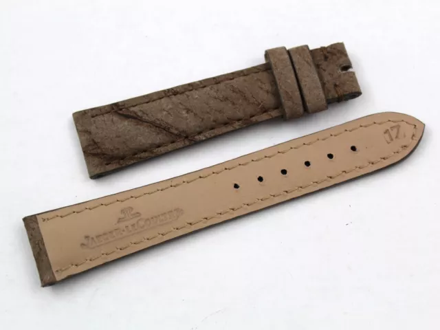 Strap Band Jager-LeCoultre 17mm Pelle Antilope Grigio Top Quality Luxury Cool
