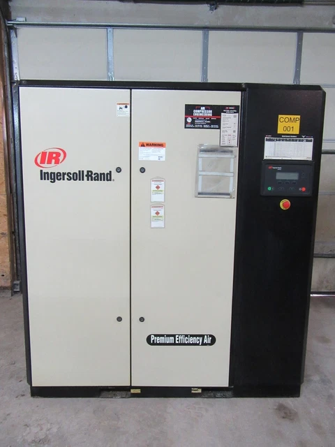 2004 75 Hp 300 Cfm Variable Speed Ingersoll Rand Nirvana Air Compressor 145 Psig