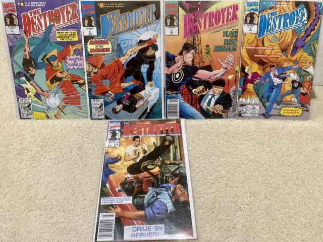Lot Of 5, The Destroyer The Adventures of Remo and Chiun1991 #1 And 1-4 Series