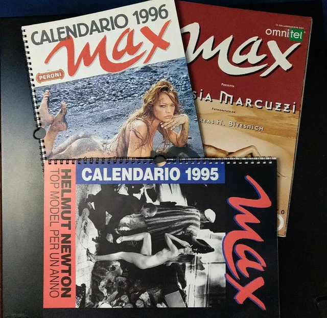 CALENDARI MAX ANNA Falchi Alessia Marcuzzi Valeria Marini Eva Herzigova