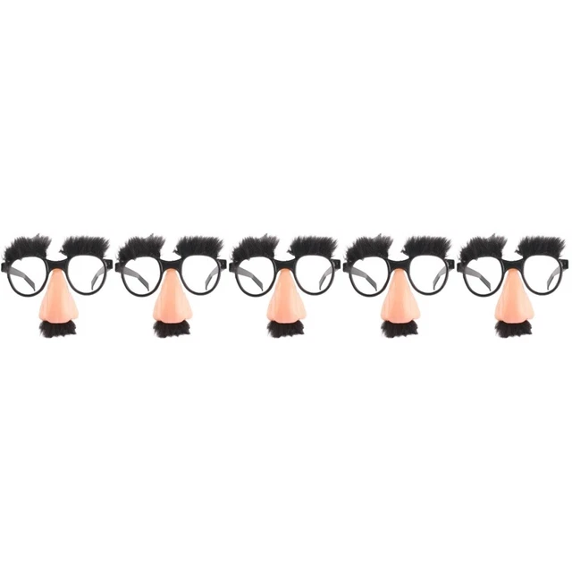 5 Pc Lunettes De Fête Sacs De Faveur De Fête Vêtements Pour Hommes Fausse Barbe