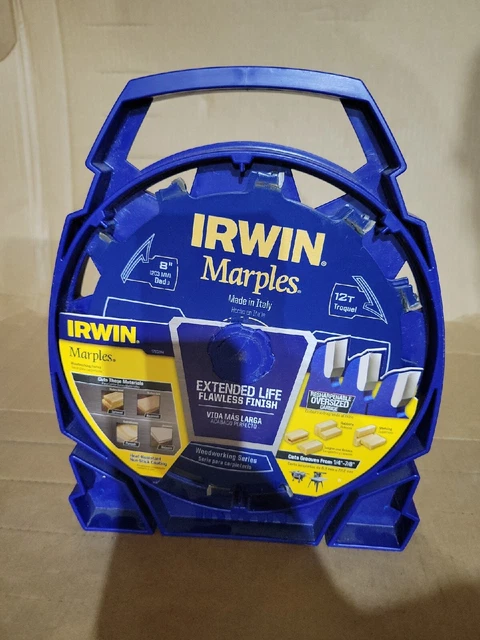 IRWIN 1811865 Marples 8" Stack Dado 12 Teeth Saw Blade Set Carbide Tip IRWIN 1811865 Marples 8" Stack Dado 12 Teeth Saw Blade Set Carbide Tip