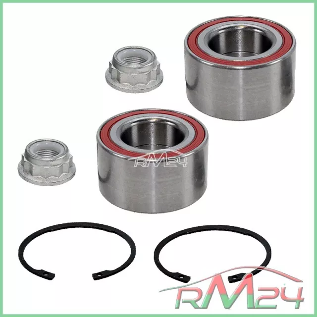 2x KIT CUSCINETTO RUOTA ANTERIORE PER VW BORA 1J GOLF 4 IV 1J NEW BEETLE 9C + 1Y