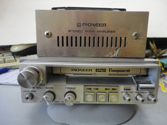 PIONEER KP-707G + GM-40 Component Cassette Car Stereo Headunit Retro ...