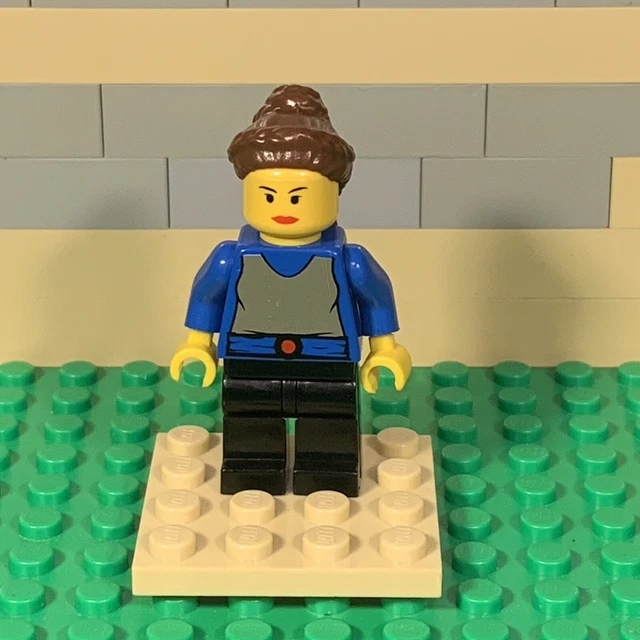LEGO (x1) MINIFIGURE STAR WARS PADME NABERRIE Yellow Head Red Lips #sw025