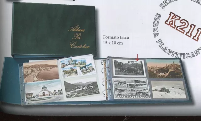 Album Cartoline MEDIO con 20 fogli  A 4 TASCHE ORIZZONTALI- ditta Masterphil