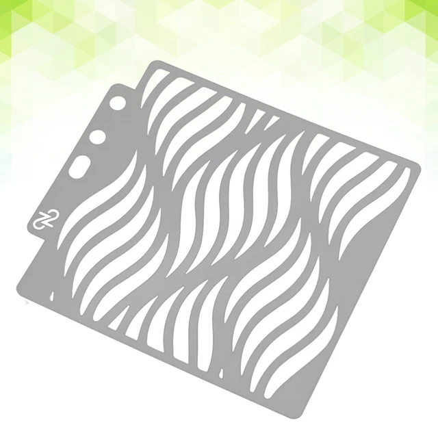 12 Stencil Per Pittura A Tema Piume – Modelli Riutilizzabili – 24x12 Cm – Per Muro Tessuto Legno
