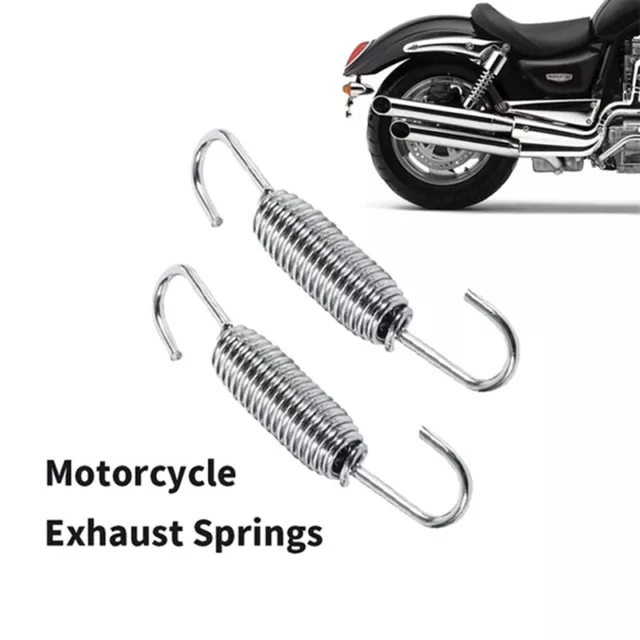 2 pz molla di montaggio sistema di scarico moto in acciaio inox*/t