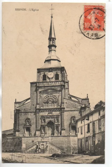 SERVON - Marne - CPA 51 - l' église
