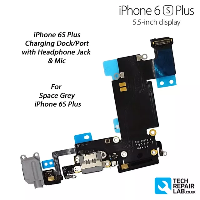 NEW iPhone 6S Plus Port/Charging Dock Assembly + Headphone Jack & Mic