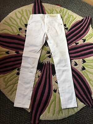 Girls Dkny  White Jeans Girls Age 10 In Vgc!