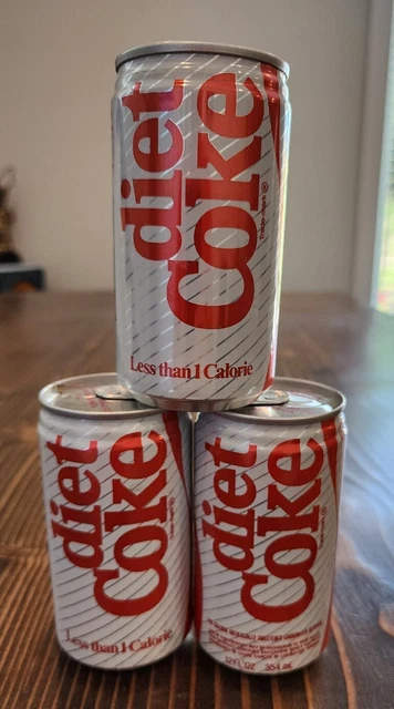 Diet Coke Can LOT 3 Inaugural Run 1988 Mid-America Coca-Cola