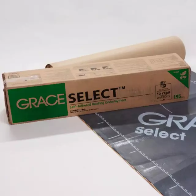 Roof Underlayment Select Rubber Asphalt Adhesive Construction 195 Sq Ft. Grace