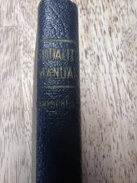 Antique Manual Of The Sodality Of The Blessed Virgin Mary , Copyright 1926