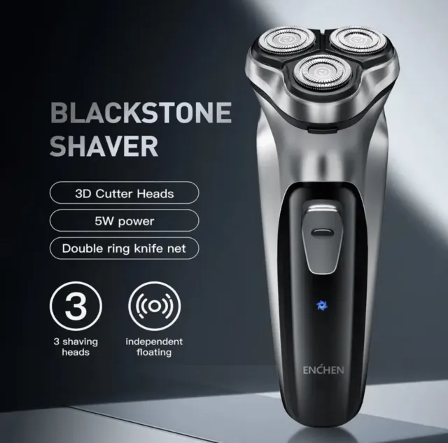 ENCHEN Blackstone Afeitadora eléctrica rotativa para hombres