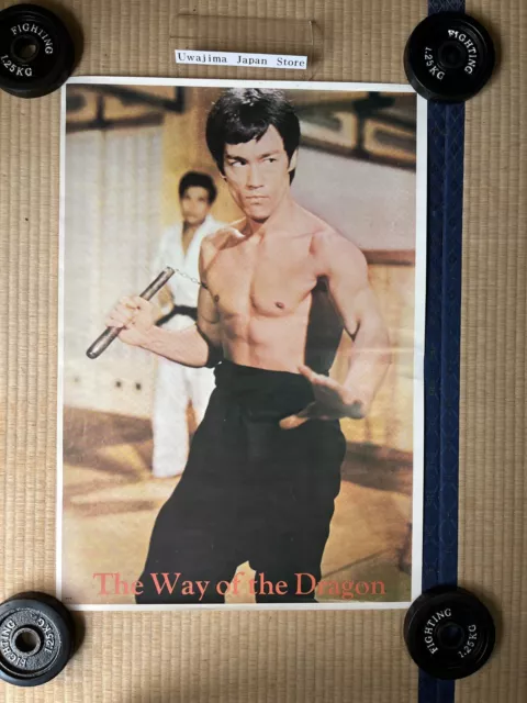 Bruce Lee Fist of Fury Poster The way of The Dragon From Japan