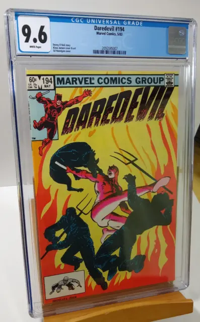 Daredevil #194 CGC 9.6 NM+ Near Mint+ White Pages (1983)