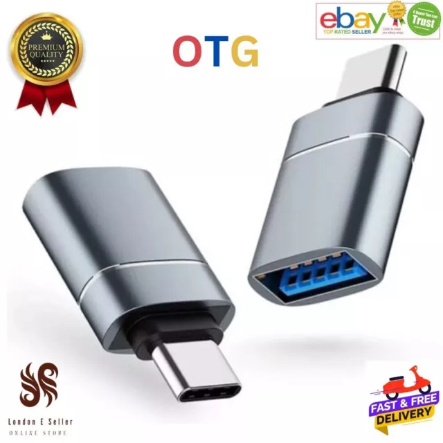 Type C to USB Adapter 3.0 USB-C 3.1 Male OTG A Female Data Connector Converter