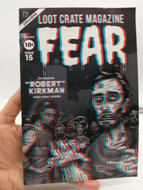 Loot Crate Fear Magazine October 2014 Features Interview w/ Robert Kirkman