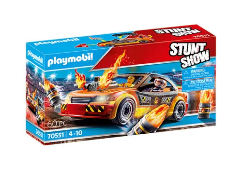 Playmobil 70551 la Voiture de Cascades Feu STUNT SHOW