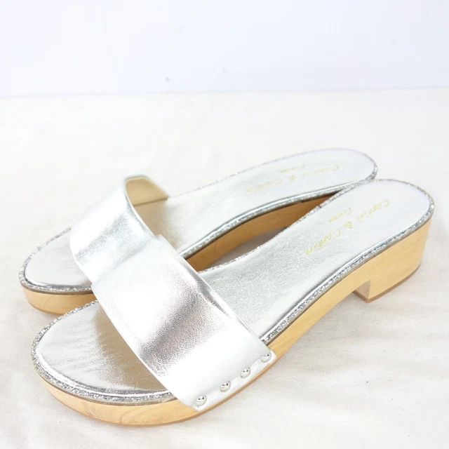 Cantini & Femmes Chaussures Mules Escarpins Sabots 40 Cuir Neuf