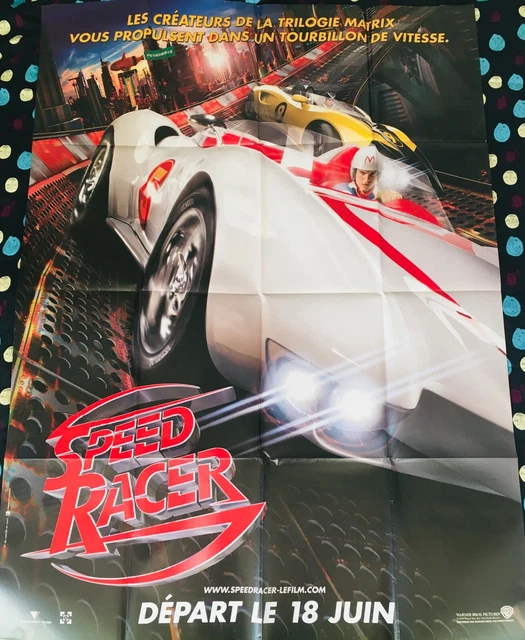 Affiche cinéma SPEED RACER 120x160cm Poster / Wachowski / Emile Hirsch
