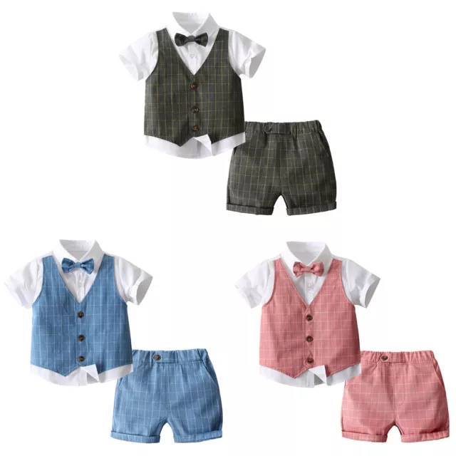 Abito da gentiluomo bambino festa matrimonio outfit compleanno gilet pantaloni camicia