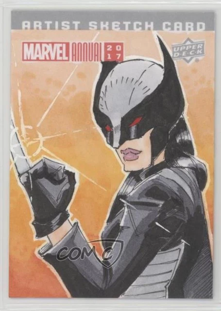 2017 Upper Deck Marvel Annual Sketch Cards 1/1 Ian Soto #SKT Auto Sketch 4et