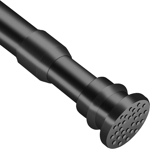 Small Tension Curtain Rods 16 to 28 Inches Adjustable Extension Short Shower Rod