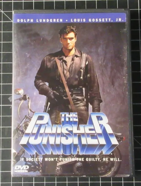 The Punisher - Dolph Lundgren - Louis Gossett, Jr. (DVD, 1990) RARE Version 