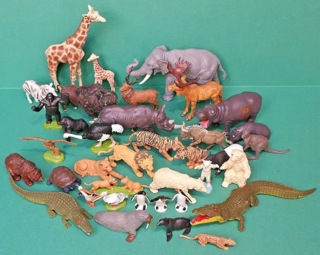 Britains 1971-79 PVC Plastic Zoo Animals Models - Multi-Buy