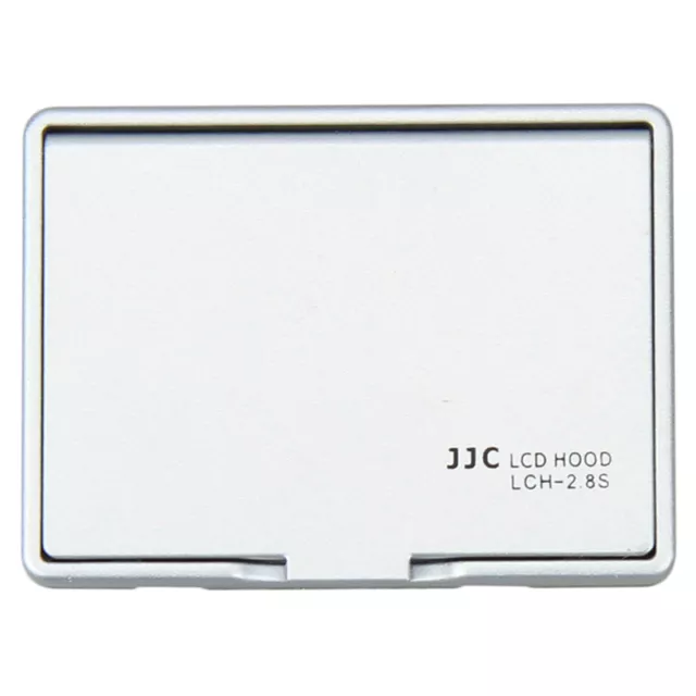 JJC Silver Universal LCD Hood for 2.7 2.8 inch LCD Screen Display DSLR Camera