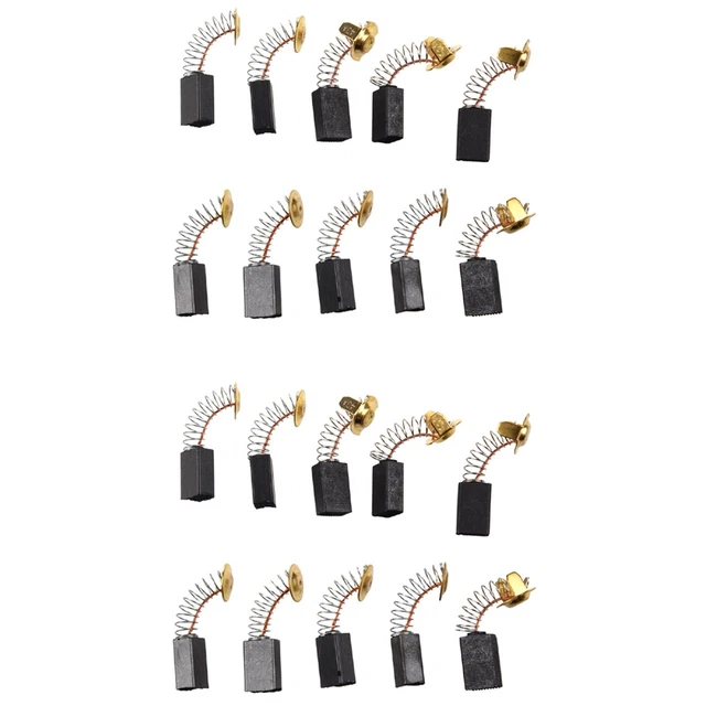 5 Paires de Balais de Charbon de Moteur 13Mm X 8Mm X 5Mm PièCes de