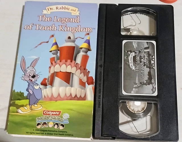 Tooth Defender Rabbit Colgate DR. RABBIT AND the Legend of Tooth Kingdom Vhs Colgate 2004 £7.93 ...