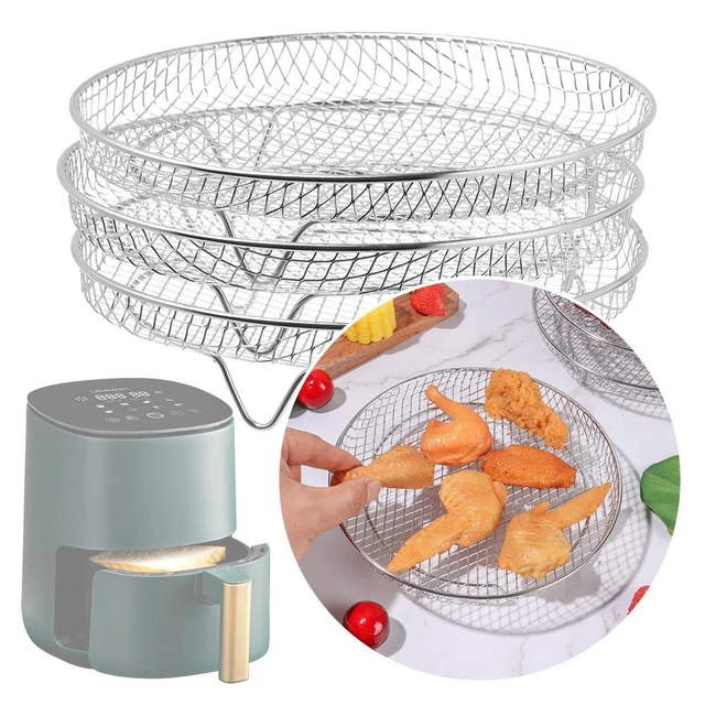 TOOLS THREE STACKABLE Dehydrator Racks Air Fryer Rack Airfryer Basket