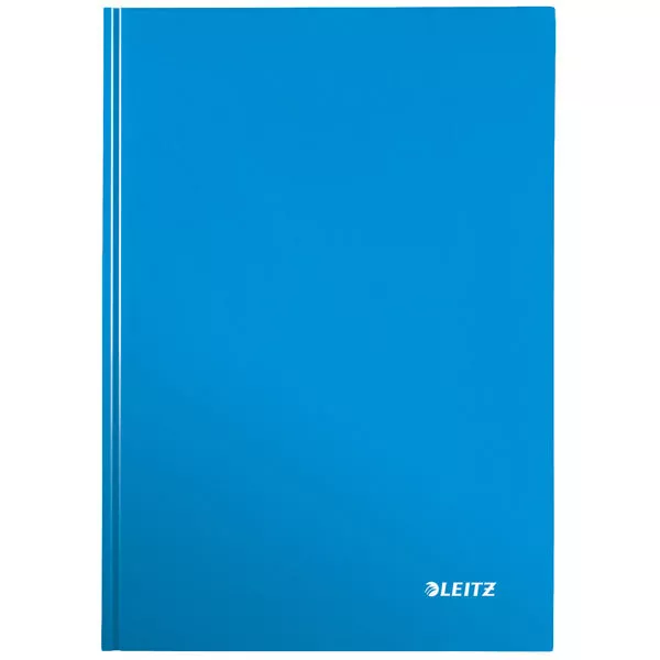 Leitz Bleu Carnet Couverture Rigide Wow A4 Dirigée 80 Feuilles