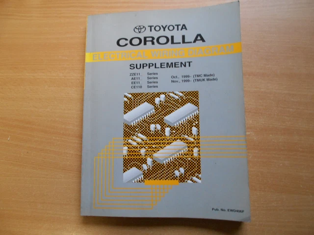 CIRCUIT DIAGRAMS ELECTRICAL wiring diagram Toyota Corolla 2000 Shop