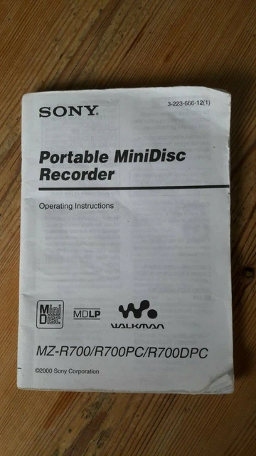 Mini disc sony MZ-R700 - Photo, audio & vidéo