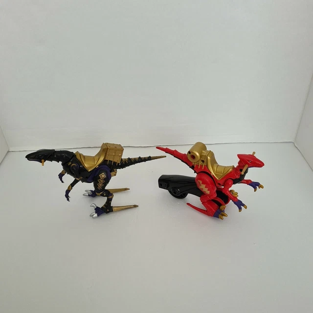 POWER RANGERS DINO thunder Black And Red Raptor Vehicles Bandai £12.83 ...