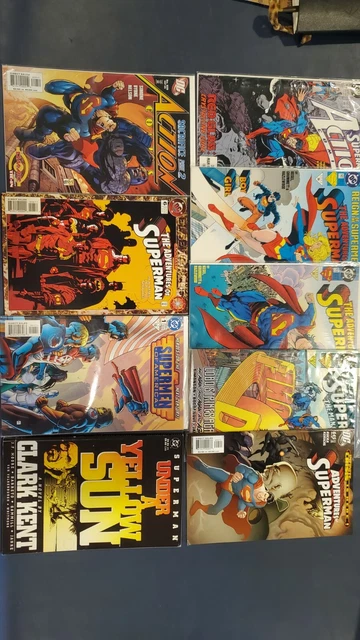 Superman Lot of 9. Lobo. Elseworlds. Under the Yellow Sun TPB.